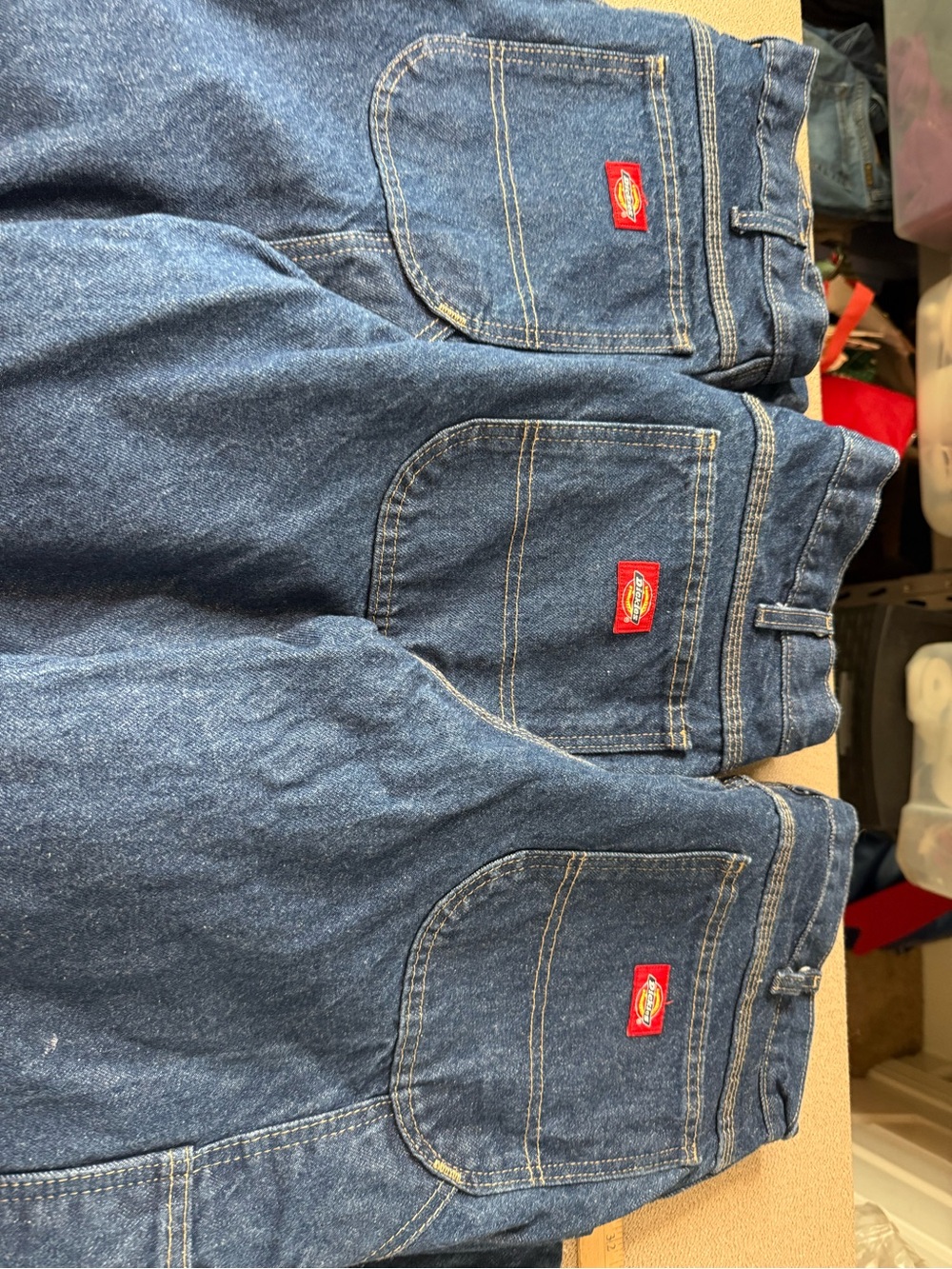 Dickies Men’s Dark Blue Relaxed Work Jeans